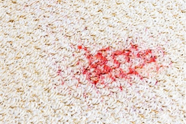 lipstick stain on carpet
