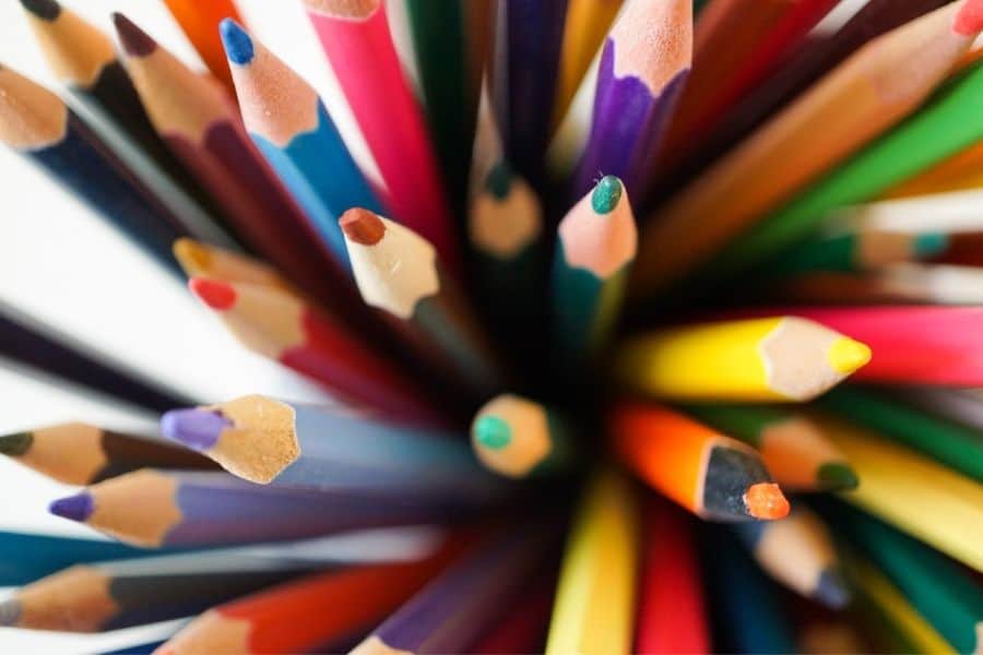 colored pencil storage ideas