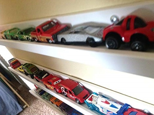 Toy Car Storage Shelf