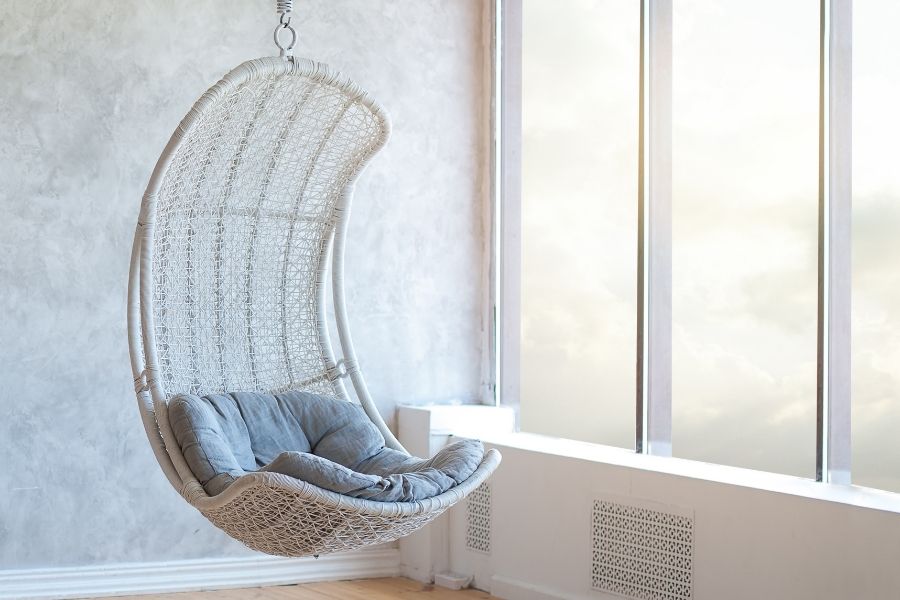 how to hang a hammock chair from ceiling