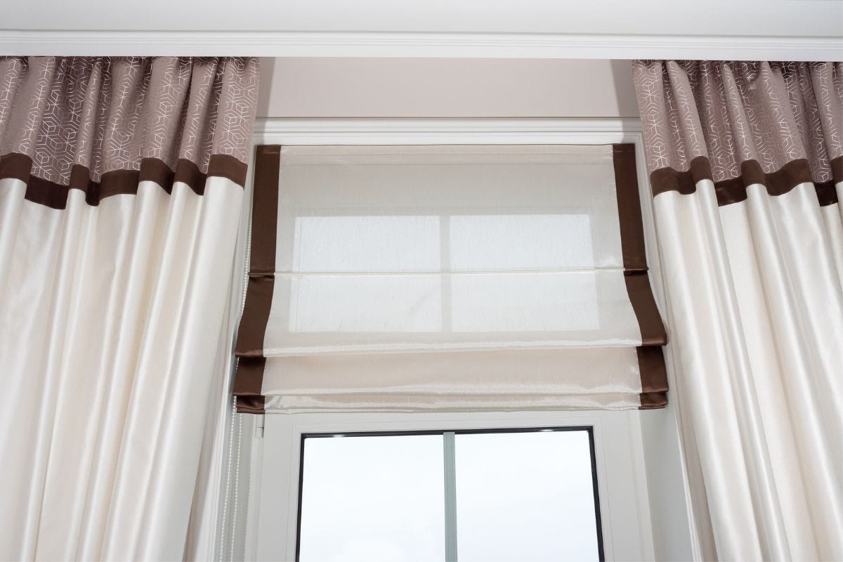 relaxed roman shades