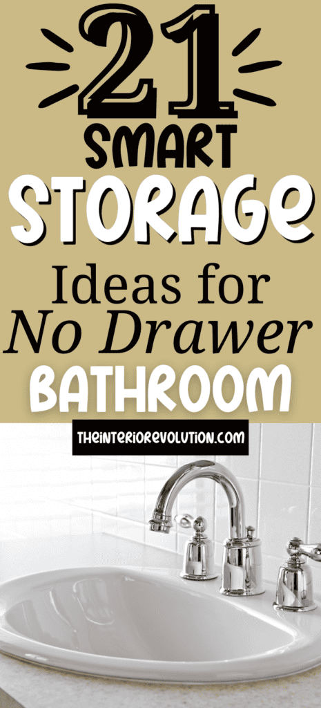 No Drawers No Problem Top Bathroom Storage Solutions