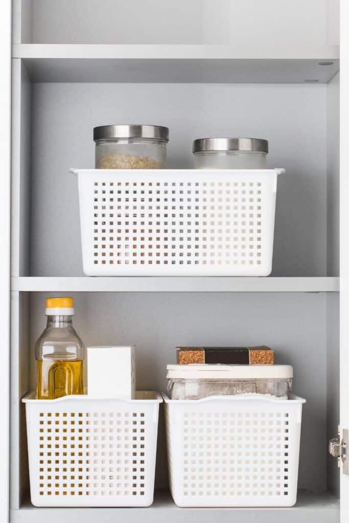 kitchen shelf basket