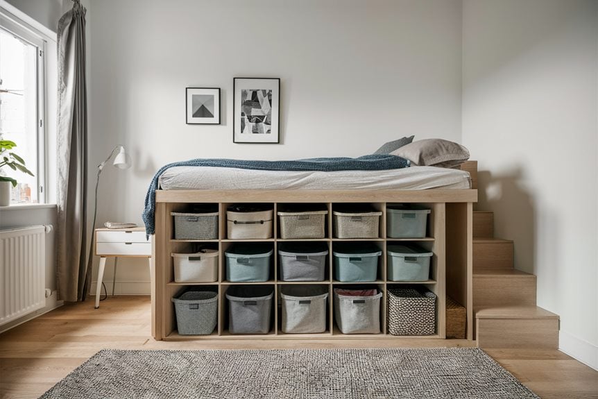 maximize underbed storage space