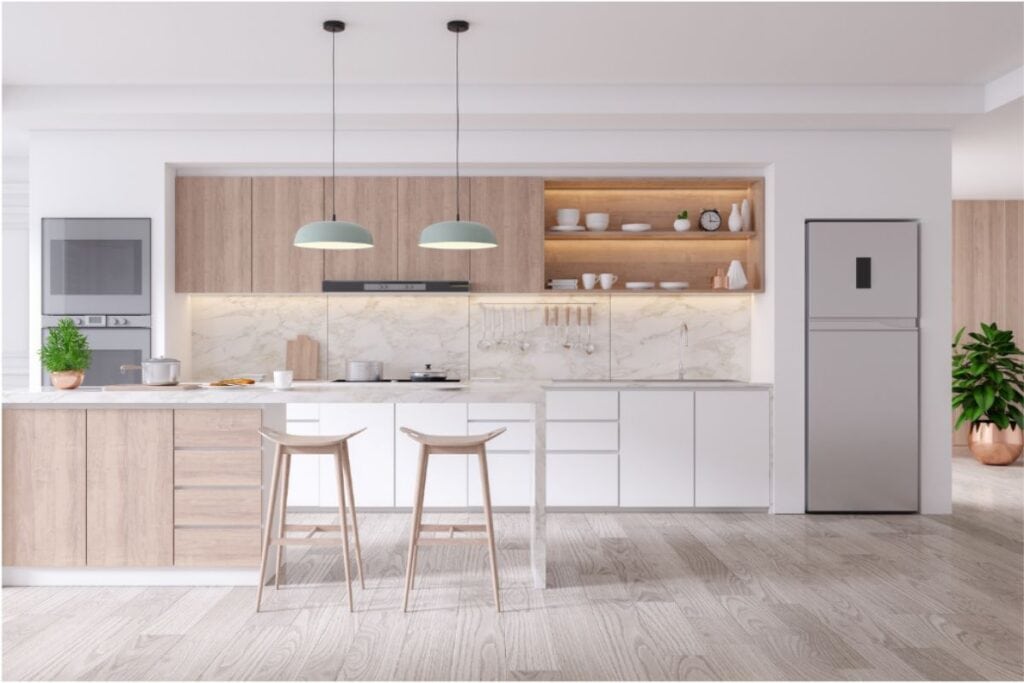 simple minimalist kitchen