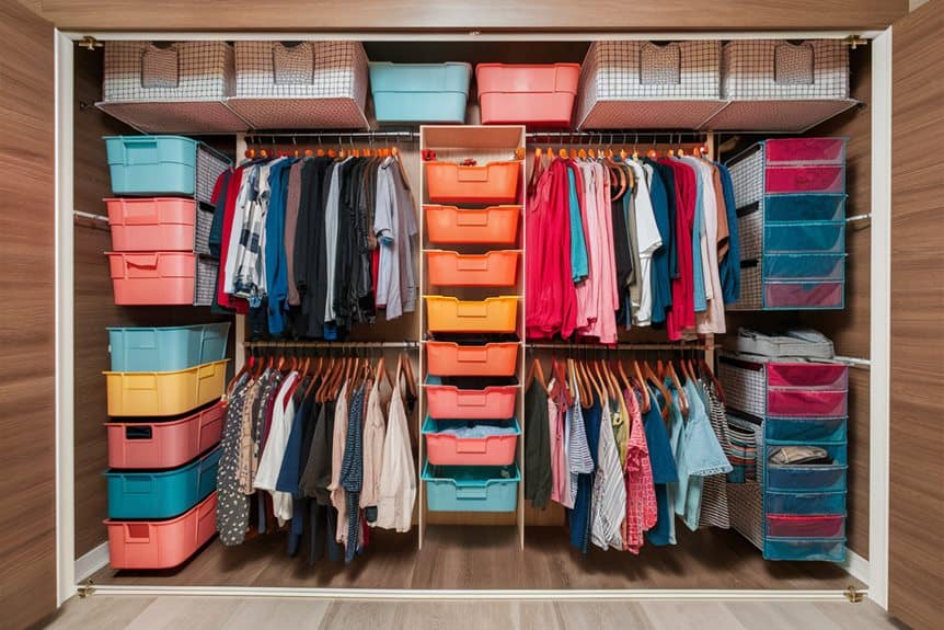 streamline clothing storage space