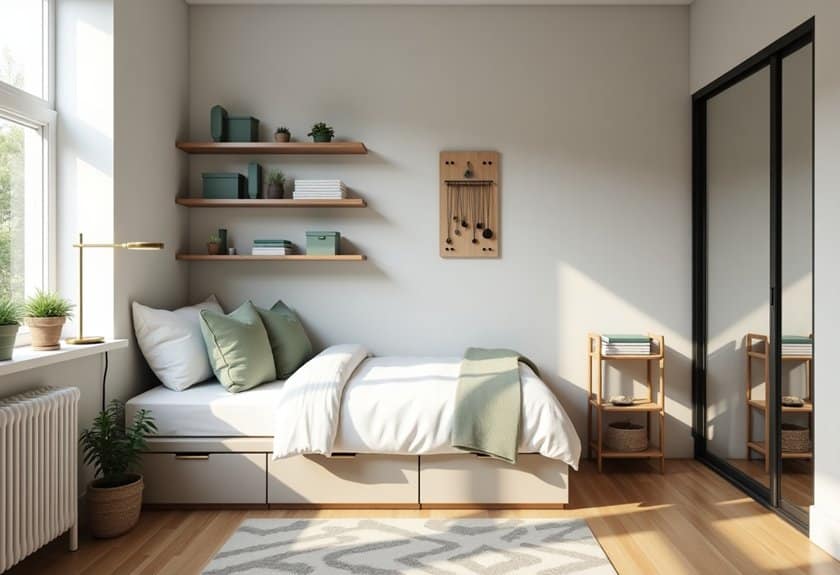 compact bedroom organization tips