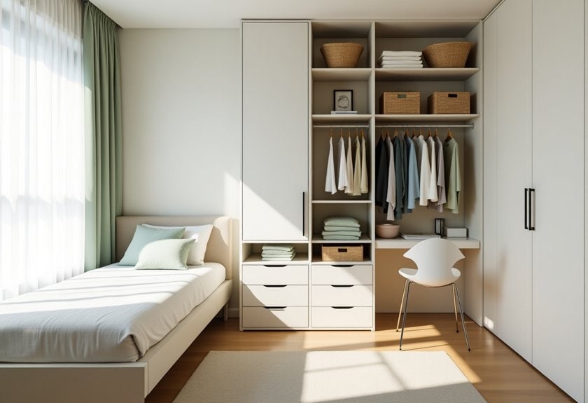 maximizing small bedroom space