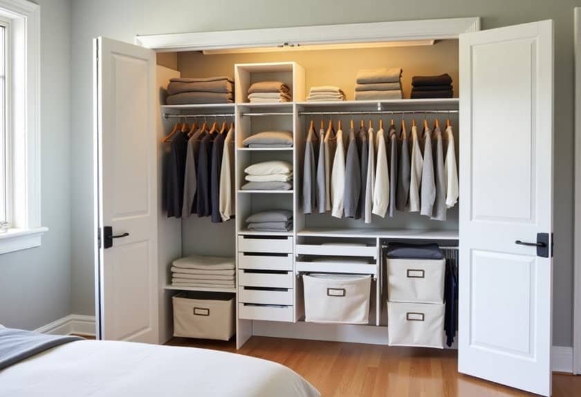 small closet organization ideas