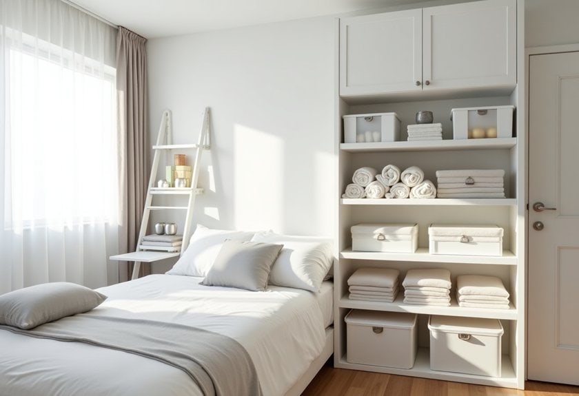 small room bedroom organization