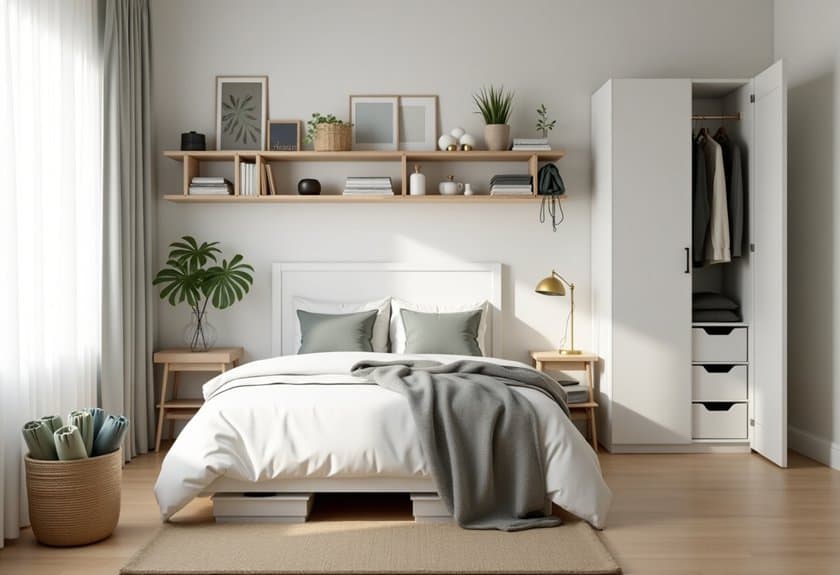 stylish bedroom organization ideas