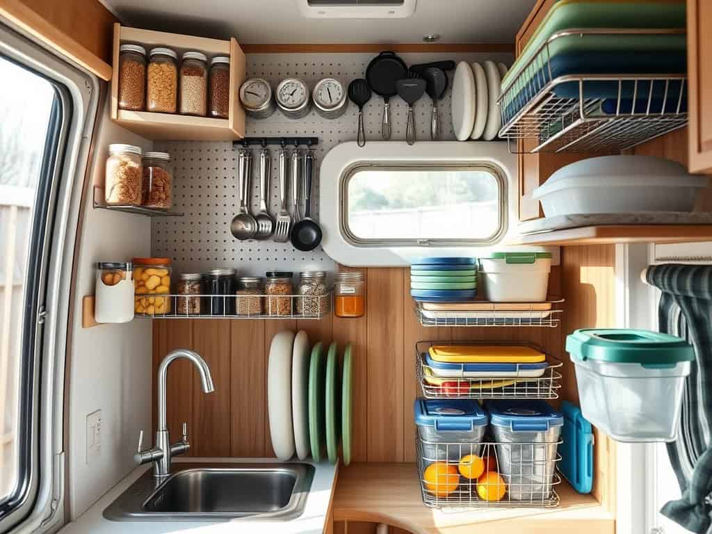 affordable camper kitchen tips