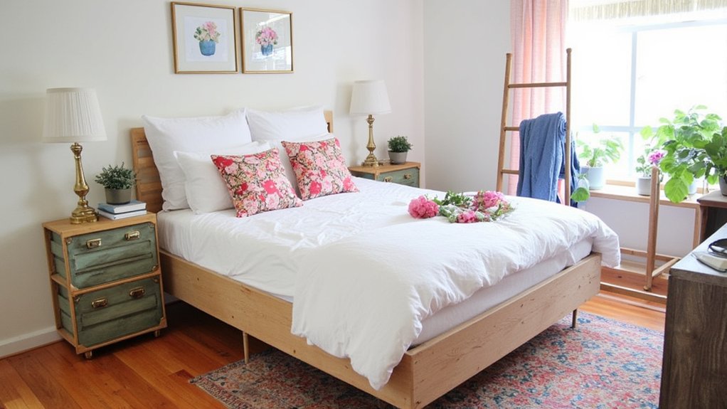 affordable stylish guest bedroom