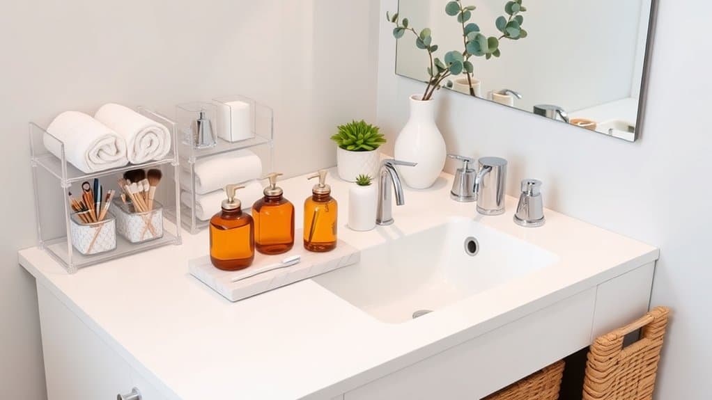 bathroom sink organization tips
