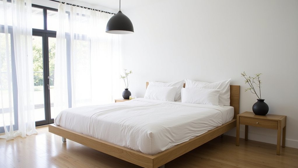 calm and serene bedroom design