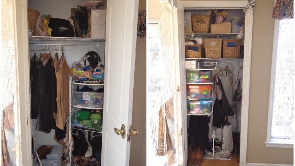 coat closet organization tips