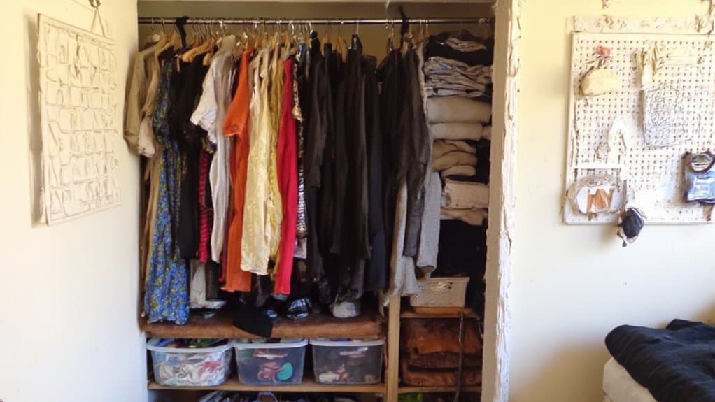 dorm wardrobe organization tips