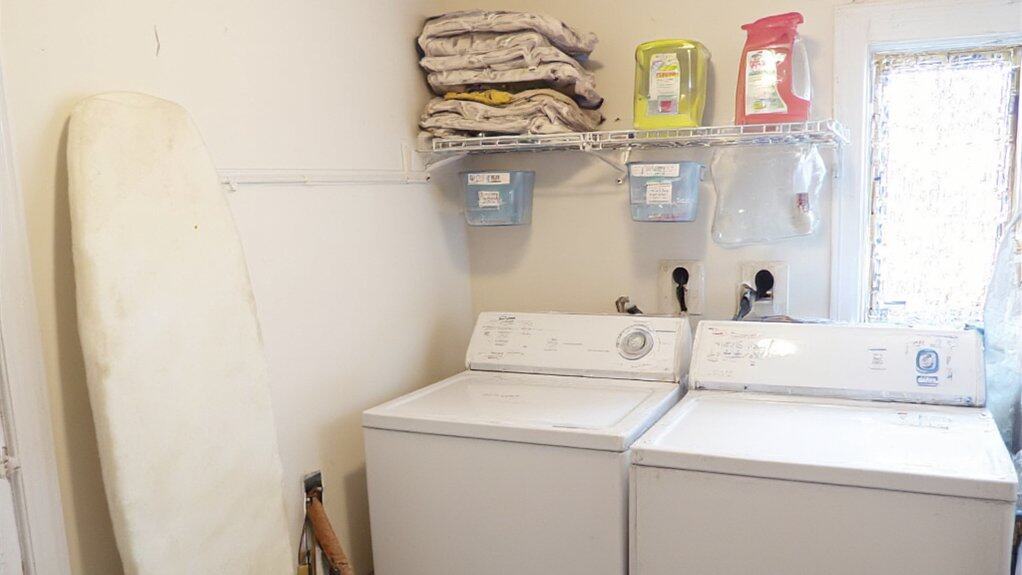 efficient laundry room organization
