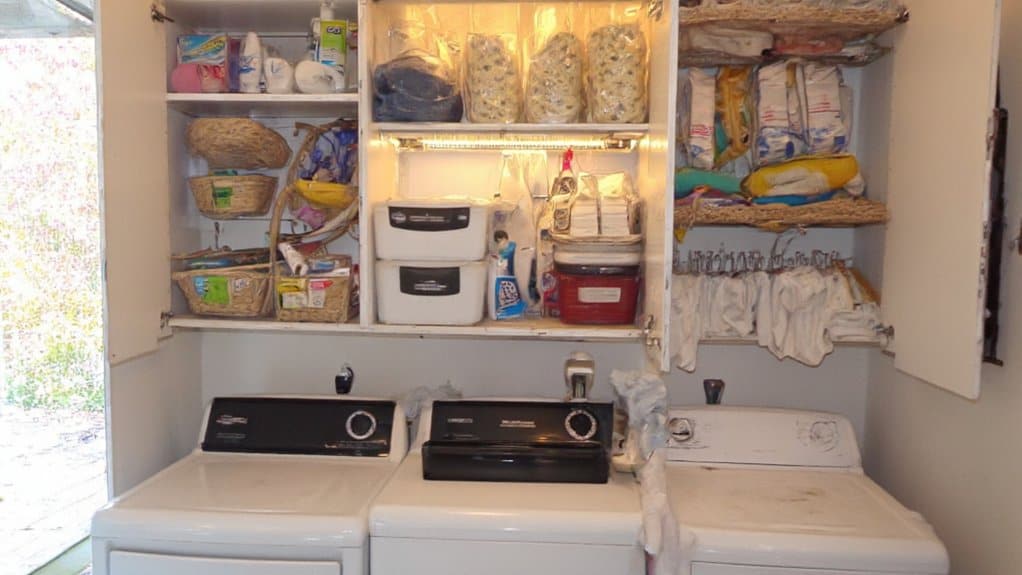 efficient laundry room organization