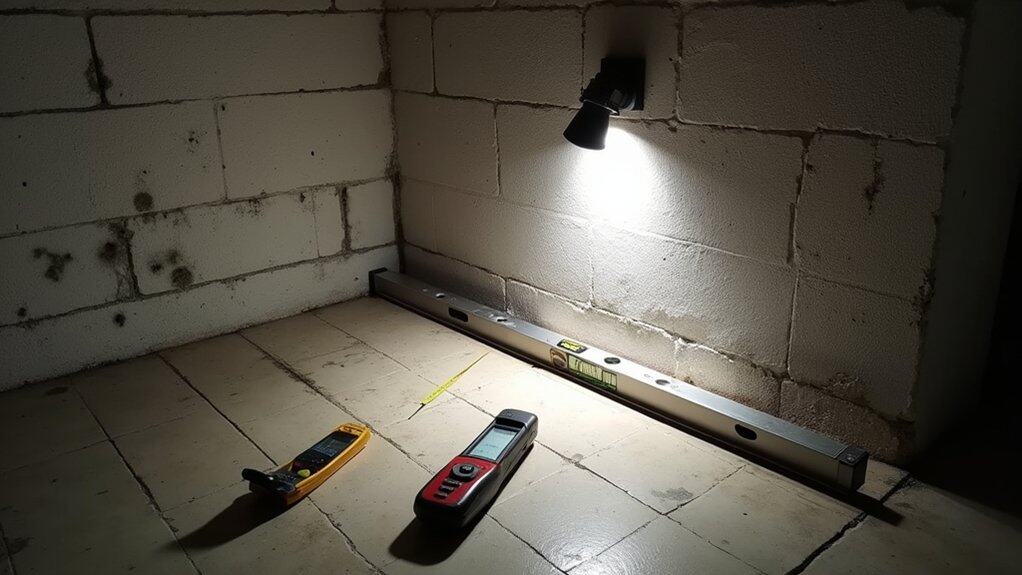 evaluate basement for issues