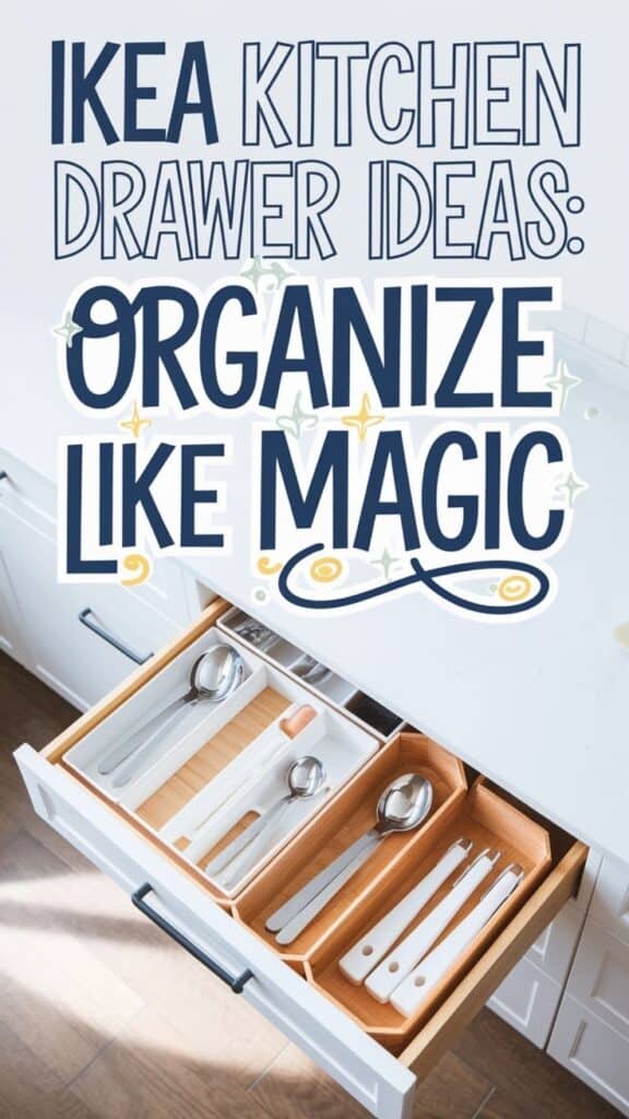 ikea kitchen drawer organization
