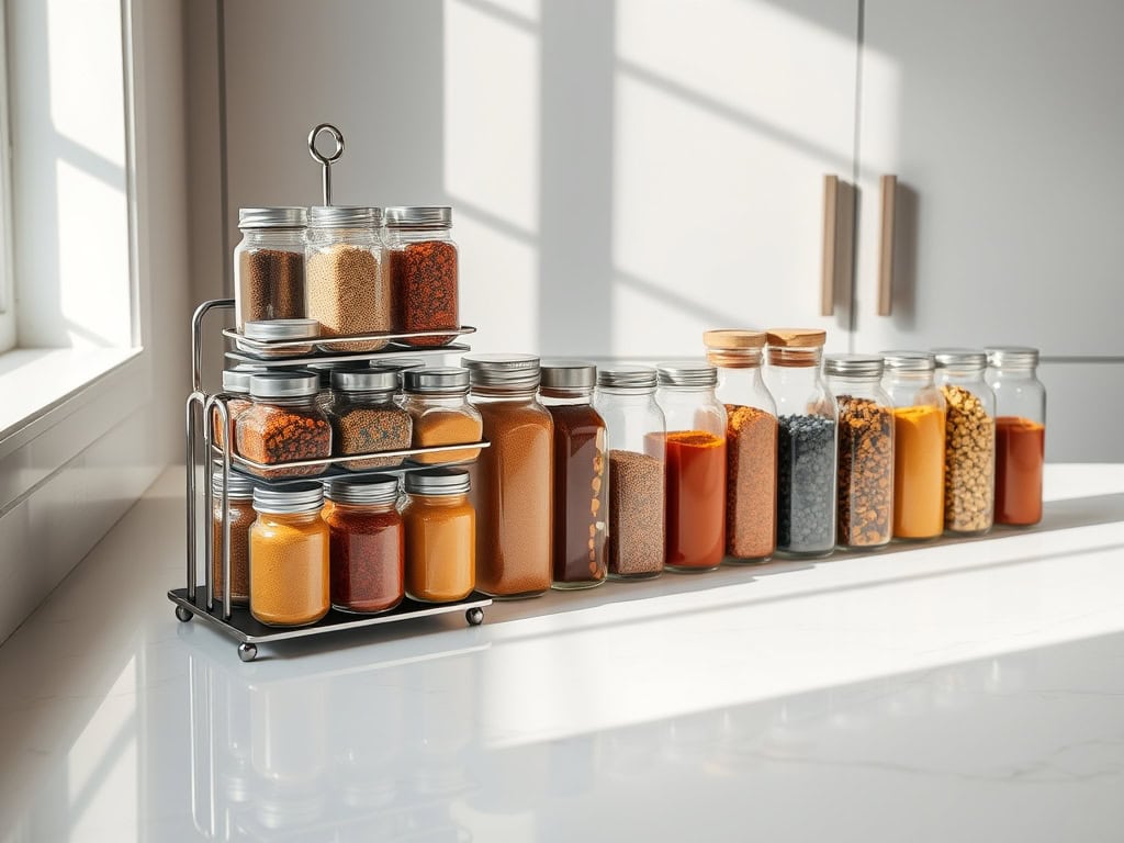 kitchen seasoning organization tips