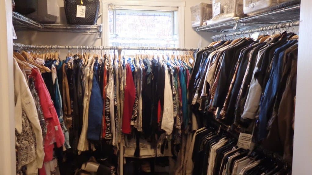 labeled wardrobe organization system