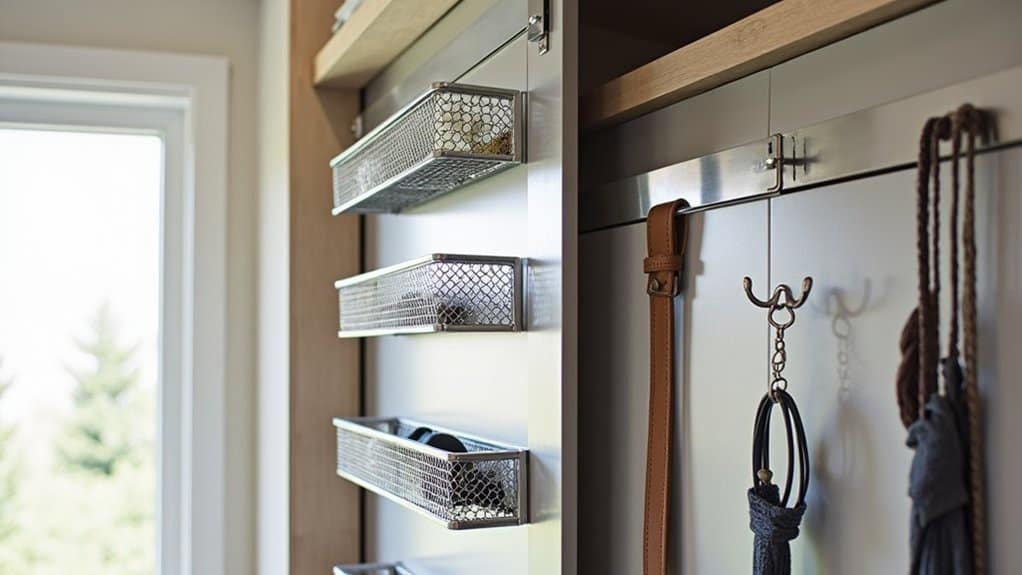 magnetic organizers for storage