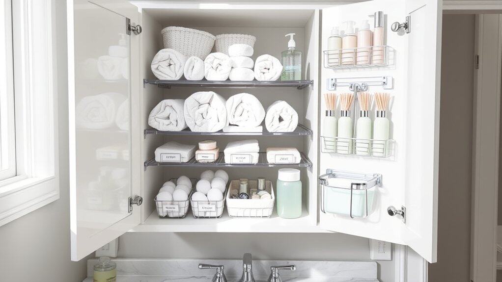 maximize bathroom storage solutions