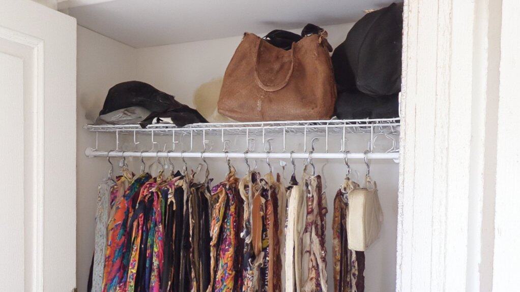 maximize closet accessory storage