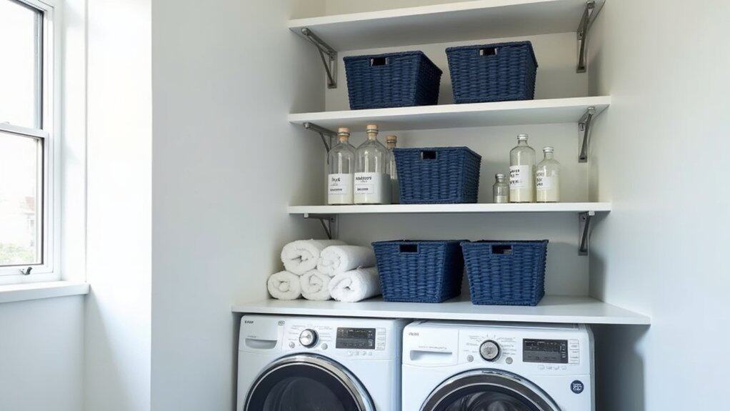 maximize corner laundry storage