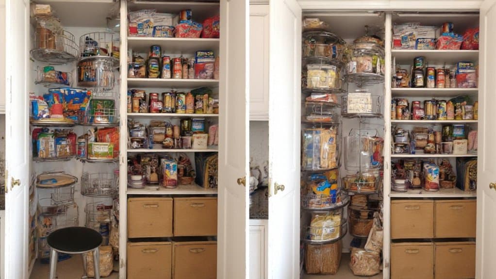 maximize deep pantry space