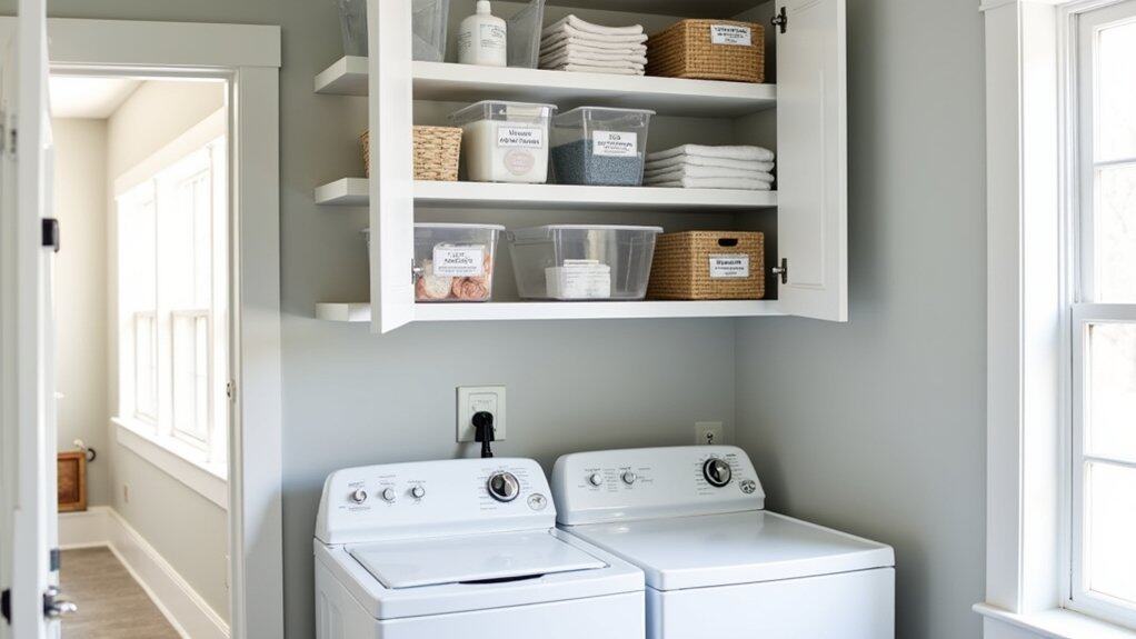 maximize laundry storage space