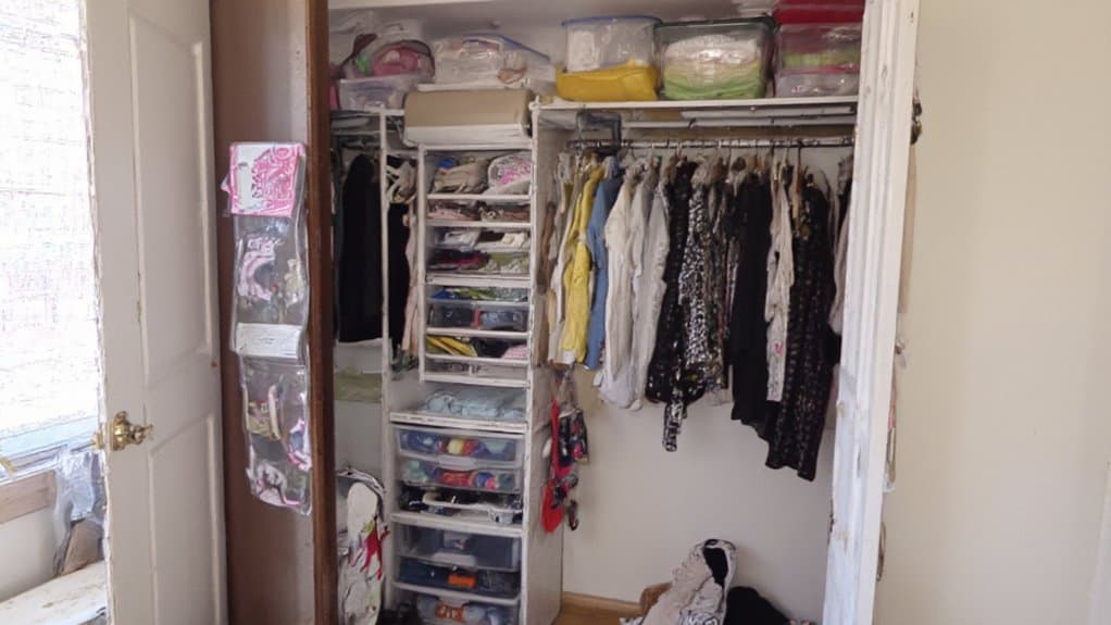 maximize small closet space