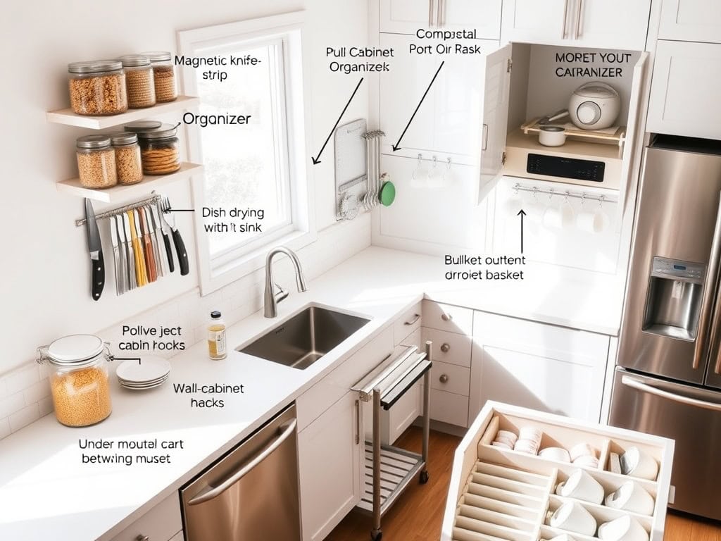 maximize small kitchen space
