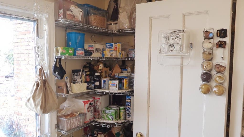 maximize small pantry space