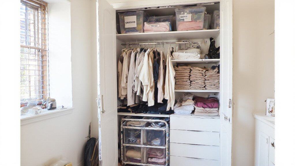 maximize small wardrobe space