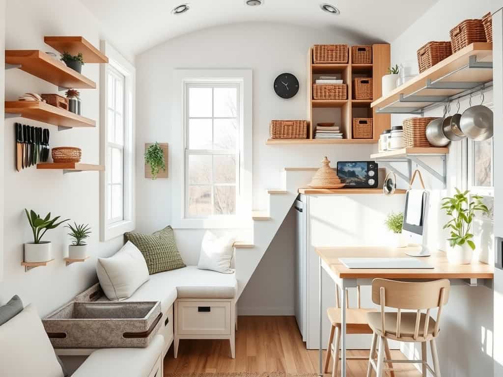 maximize space in tiny homes
