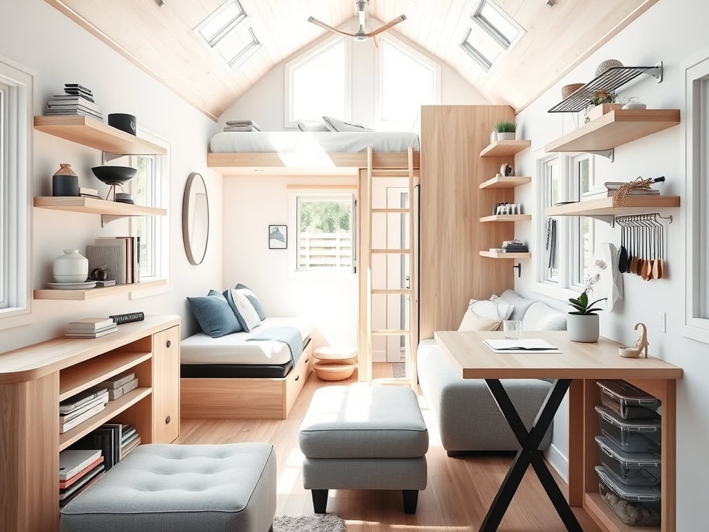 maximize tiny home storage