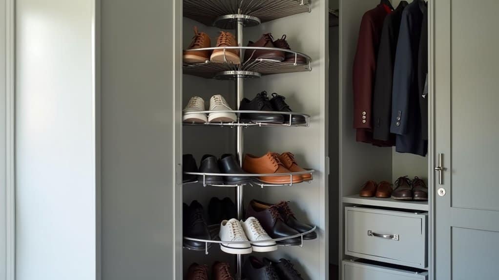 maximize wardrobe shoe organization