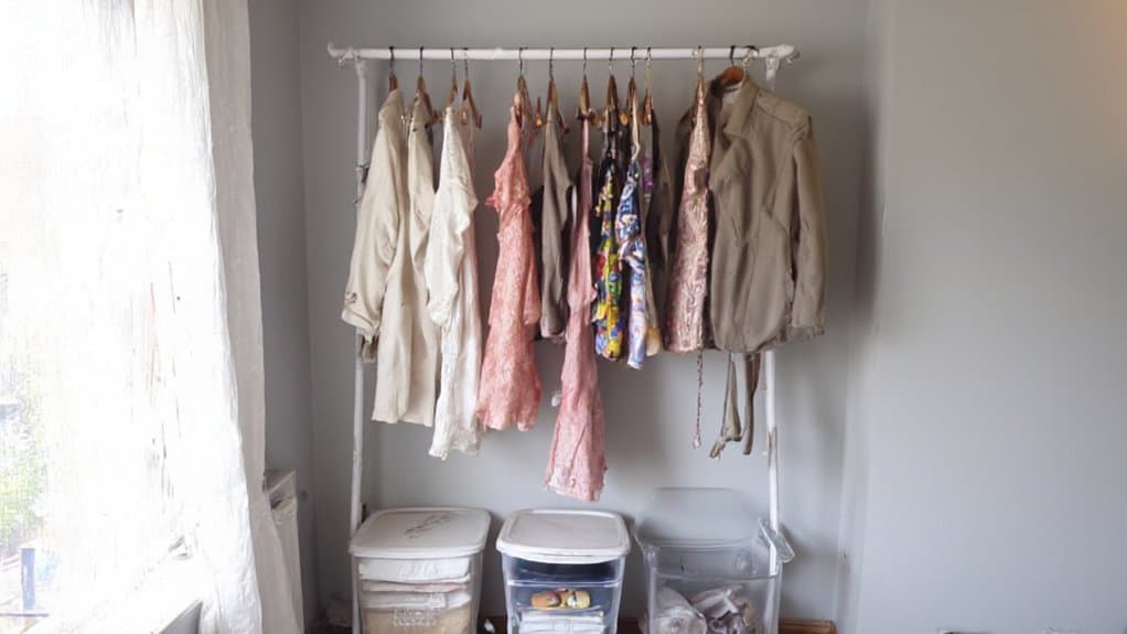 maximize wardrobe space efficiently