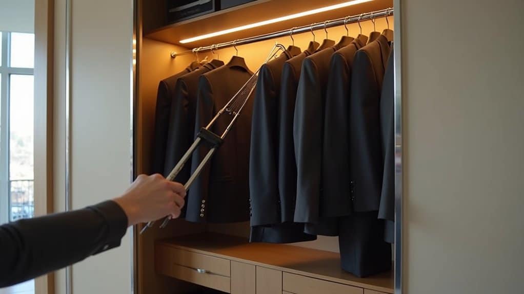 maximize wardrobe storage efficiently