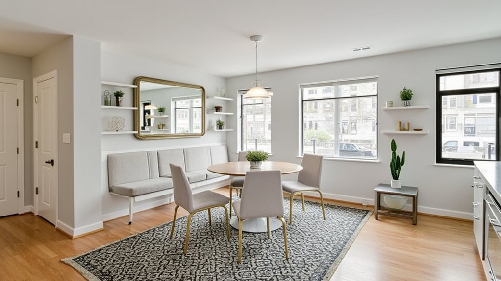 maximizing small dining spaces