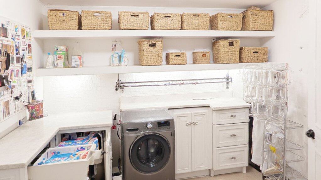 optimize laundry room storage
