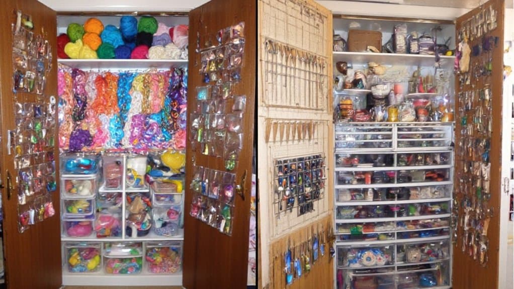 organized craft supply access