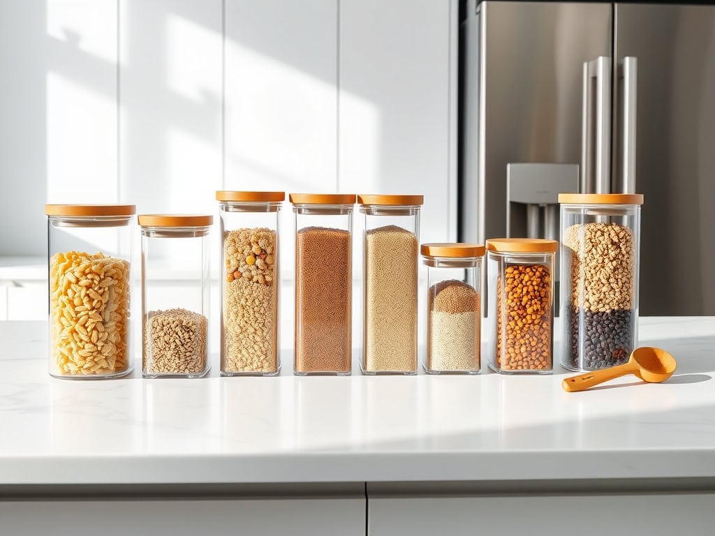 organized kitchen container tips