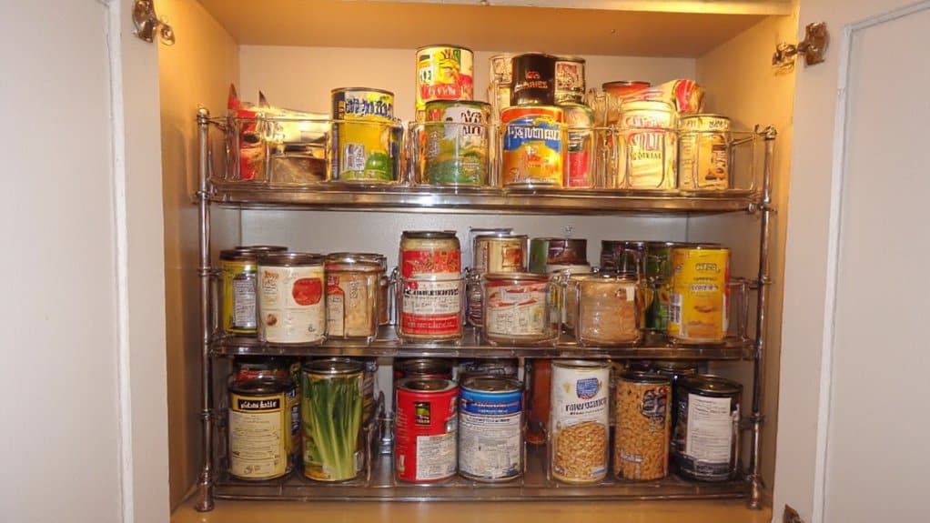 organized pantry can storage