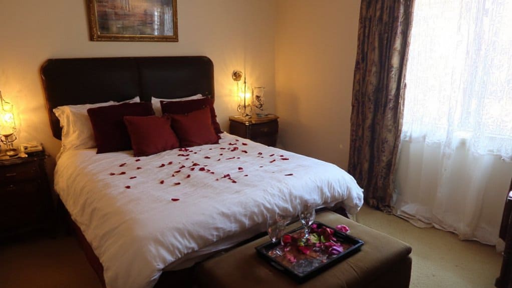 romantic bedroom for husband