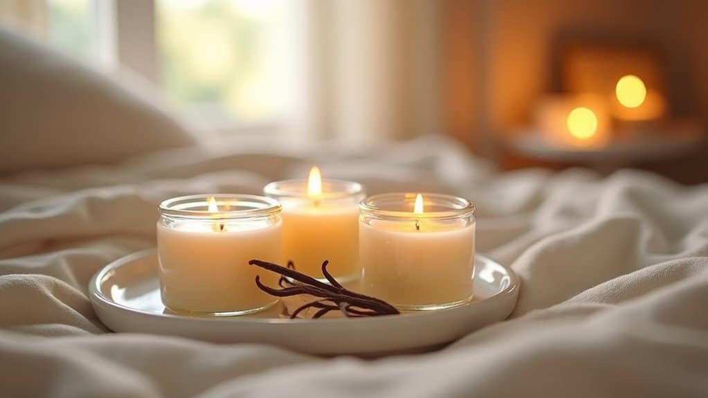 scented candles create ambiance