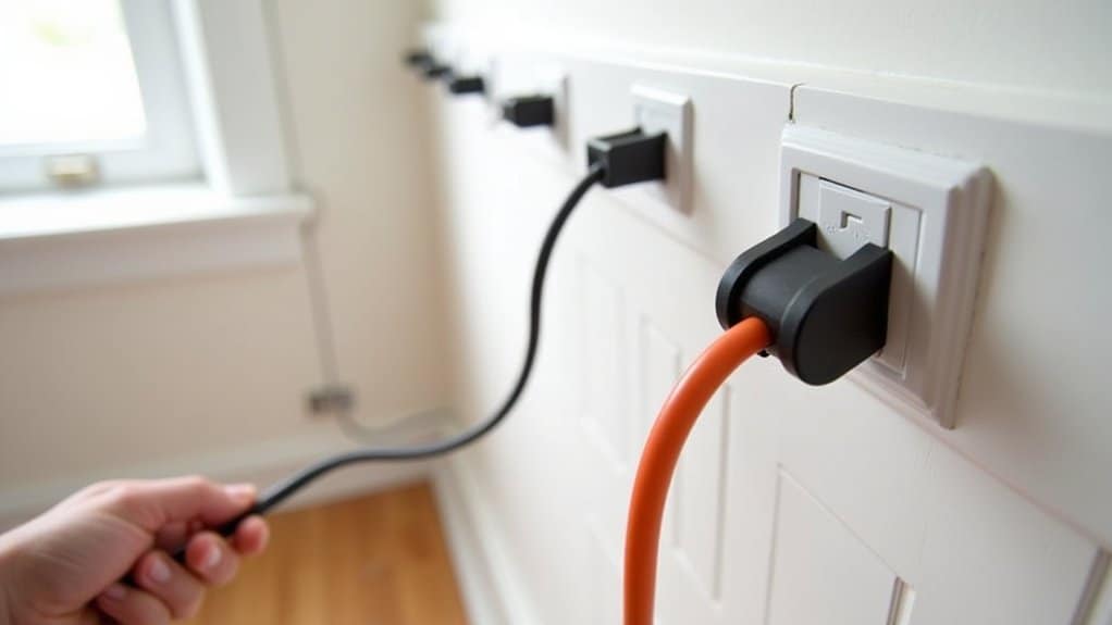 secure electrical outlet access